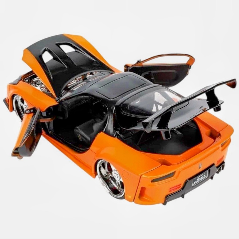 Fast & Furious Han 1995 Mazda RX-7 Widebody Jada Diecast 1:24 Car & Figure - Picture 11 of 15